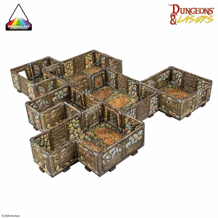 Dungeons & Lasers: Abandoned Mines - Pre-painted