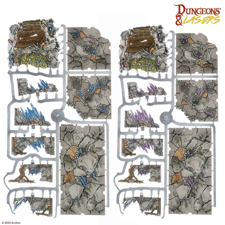 Dungeons & Lasers: Deep Mines - Pre-painted