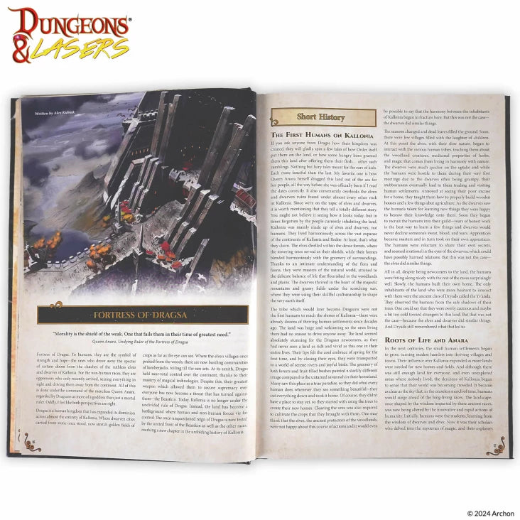 Dungeons & Lasers: The World of Deuslair - RPG Campaign