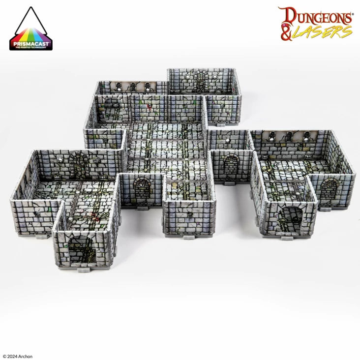 Dungeons & Lasers: Fantasy Dungeon - Pre-Painted