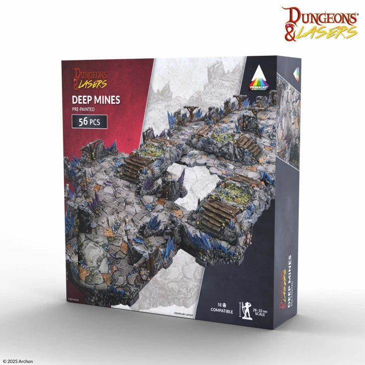 Dungeons & Lasers: Deep Mines - Pre-painted