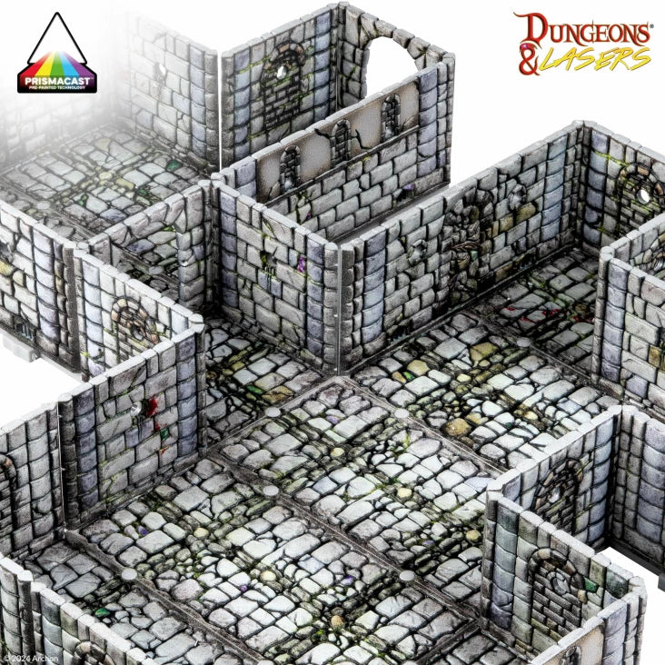 Dungeons & Lasers: Fantasy Dungeon - Pre-Painted