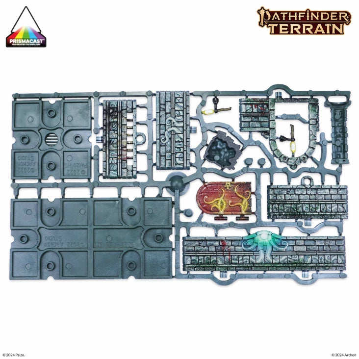 Dungeons & Lasers: Pathfinder Terrain - Abomination Vaults - Pre-Painted