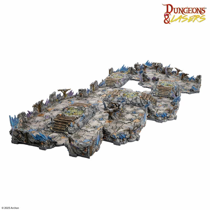 Dungeons & Lasers: Deep Mines - Pre-painted