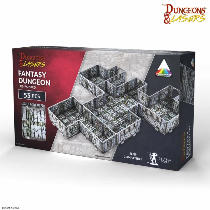 Dungeons & Lasers: Fantasy Dungeon - Pre-Painted