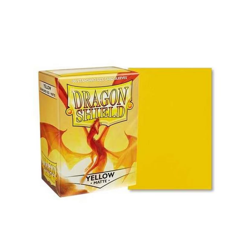 Dragon Shield: Card Sleeves - Matte - Yellow