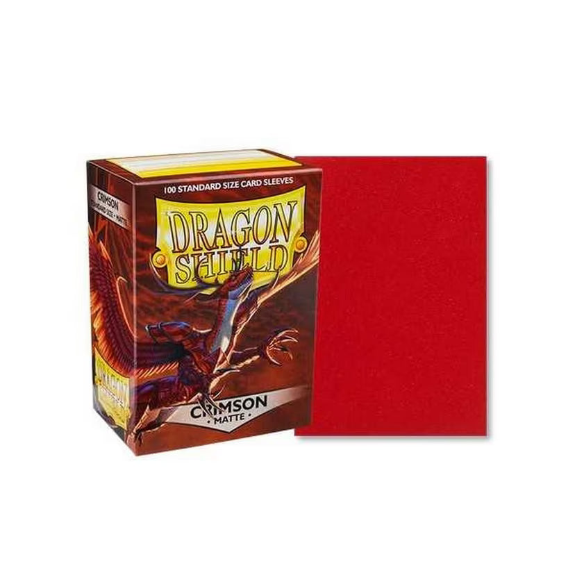 Dragon Shield: Card Sleeves - Matte - Crimson