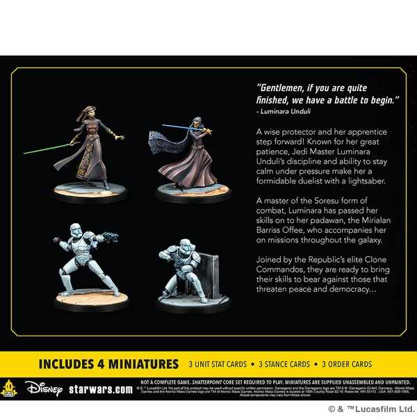 Star Wars Shatterpoint: Plans and Preparation (General Luminara Unduli Squad Pack)