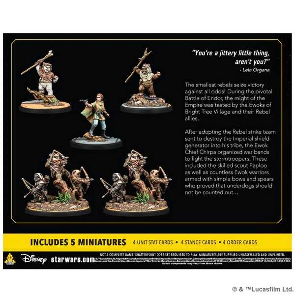 Star Wars Shatterpoint: Ee Chee Wa Maa! (Leia and Ewoks Squad Pack)