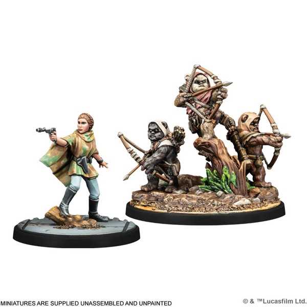Star Wars Shatterpoint: Ee Chee Wa Maa! (Leia and Ewoks Squad Pack)