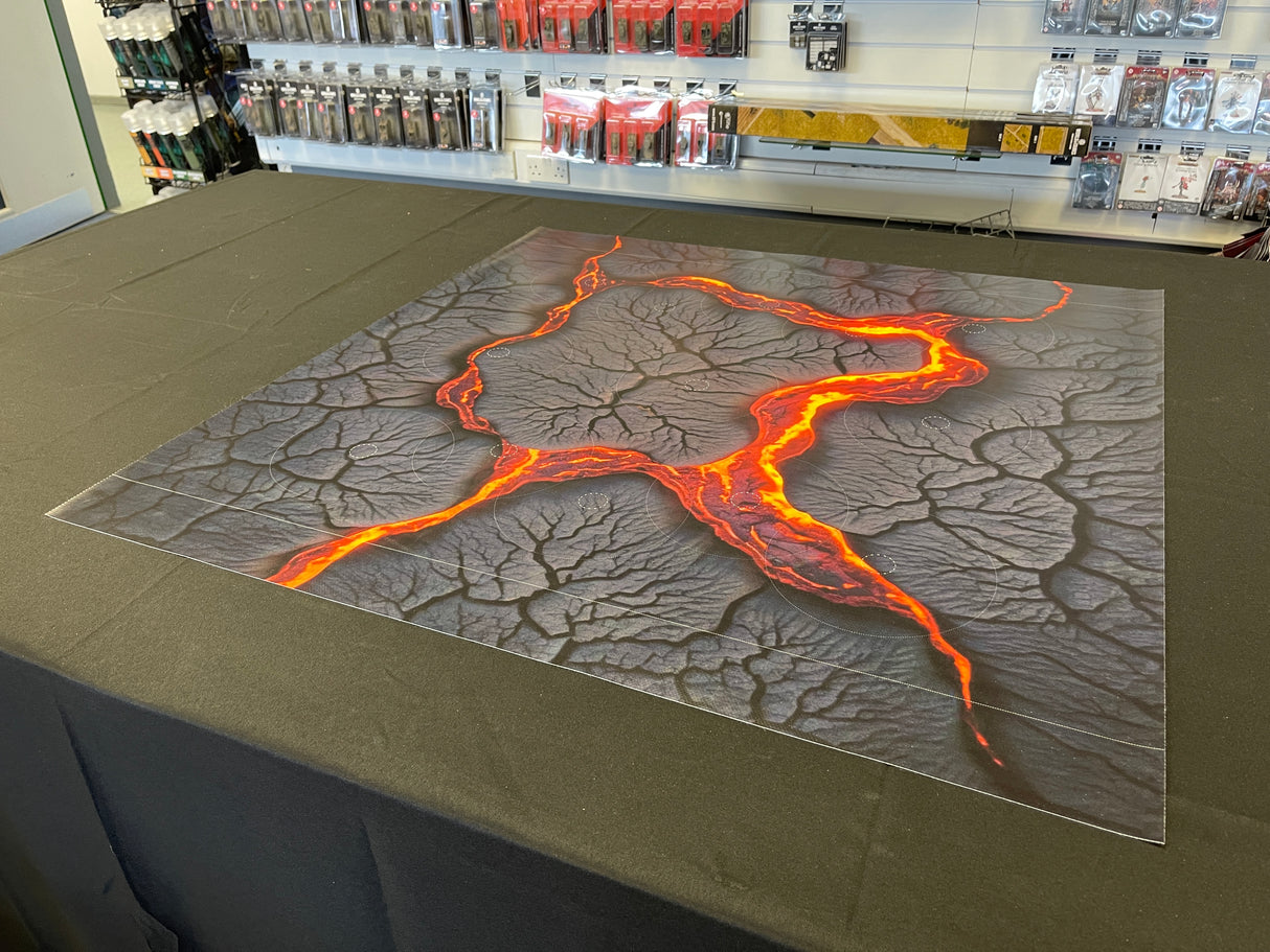 Lava Shatterpoint Gaming Mat by Griffin Gaming - Vinyl (Local Pick Up Only)