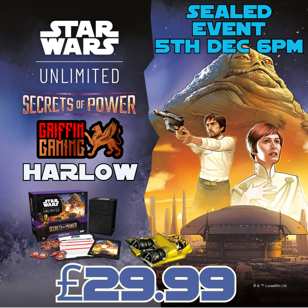 Star Wars Unlimited: Sealed Event - Secrets of Power 5th Dec