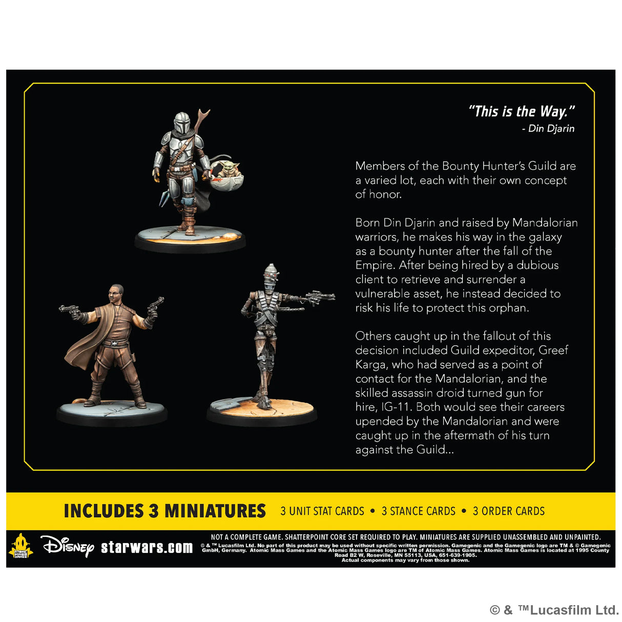 Star Wars Shatterpoint: Certified Guild Squad Pack (The Mandalorian)