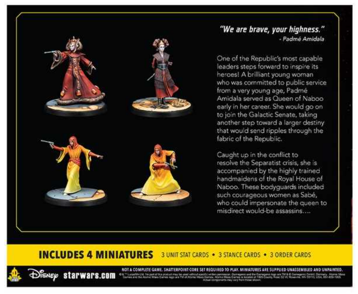 Star Wars Shatterpoint: We Are Brave (Padme Amidala) Squad Pack