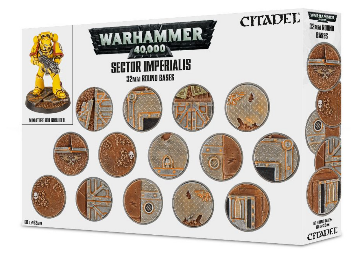 Citadel: Sector Imperialis - 32mm Round Bases