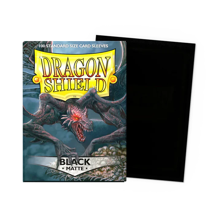 Dragon Shield: Card Sleeves - Matte - Black
