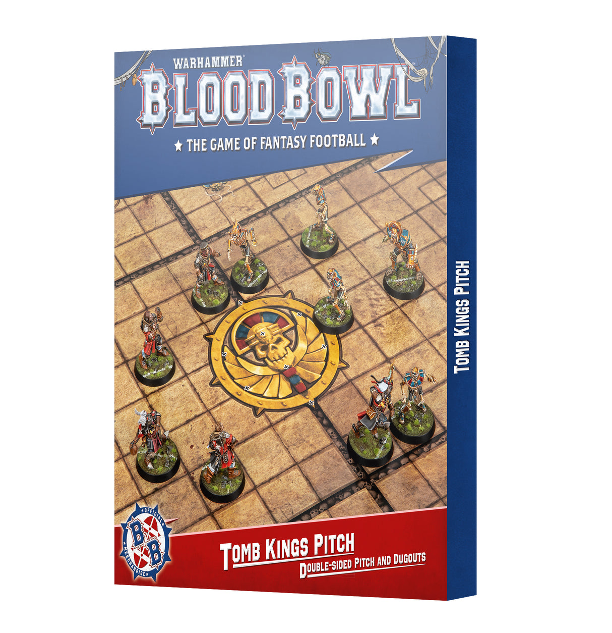 BloodBowl: Tomb Kings team pitch & Dugouts