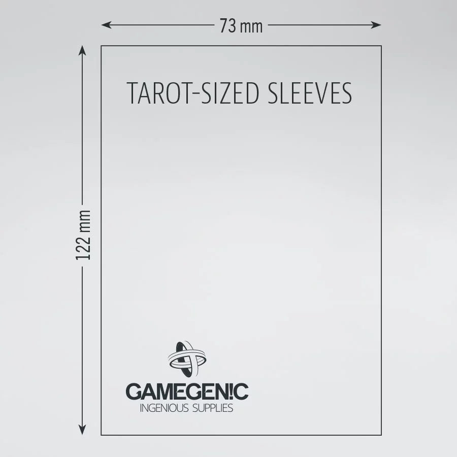 UNIT Gamegenic - Prime Tarot Sized Sleeves 73 X 122 mm (50ct) (Colour Code Orange)