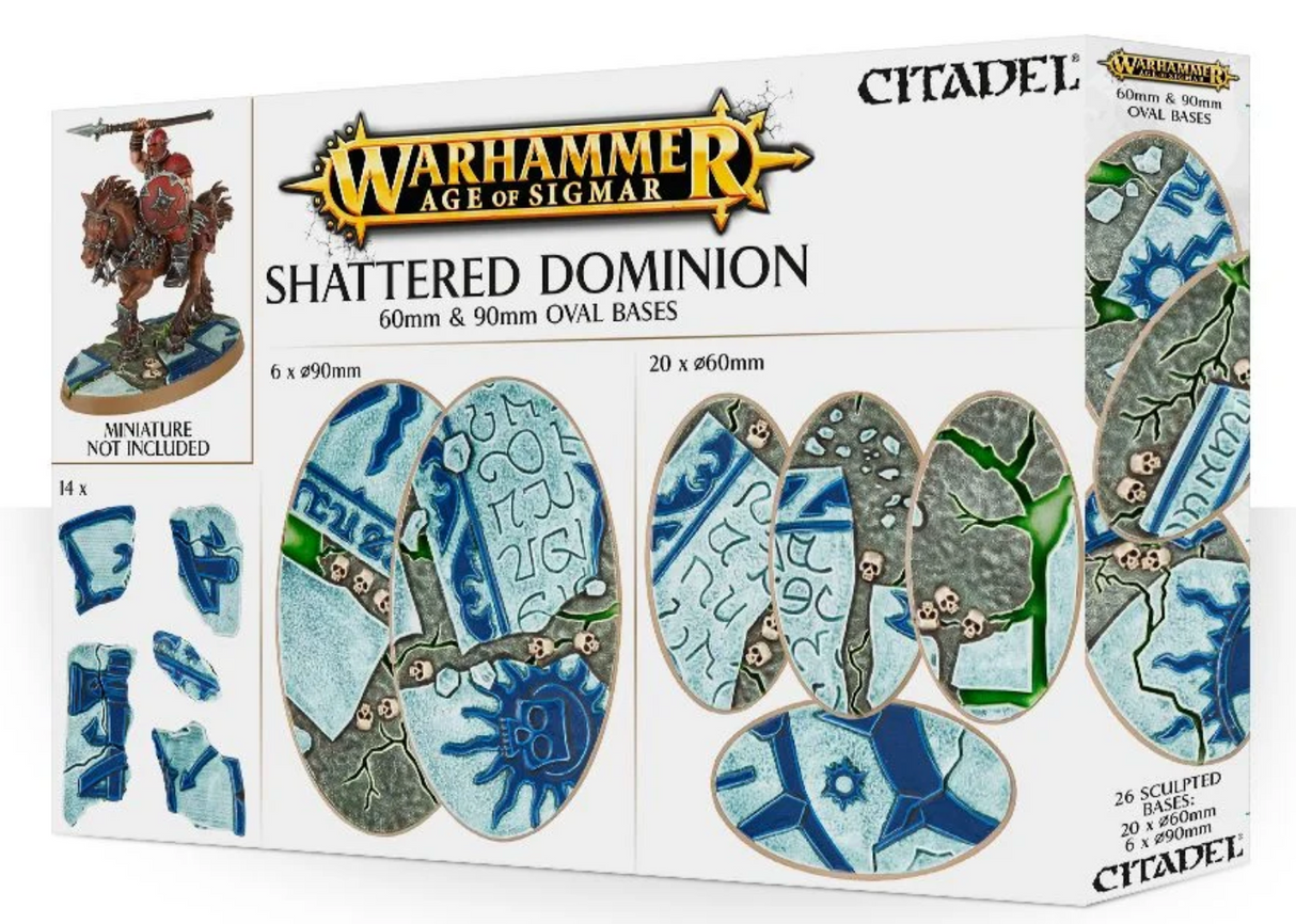 Citadel: Shattered Dominion - 60 & 90mm Oval Bases