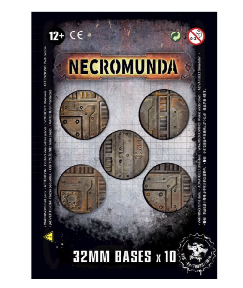 Necromunda: 32mm Bases x10