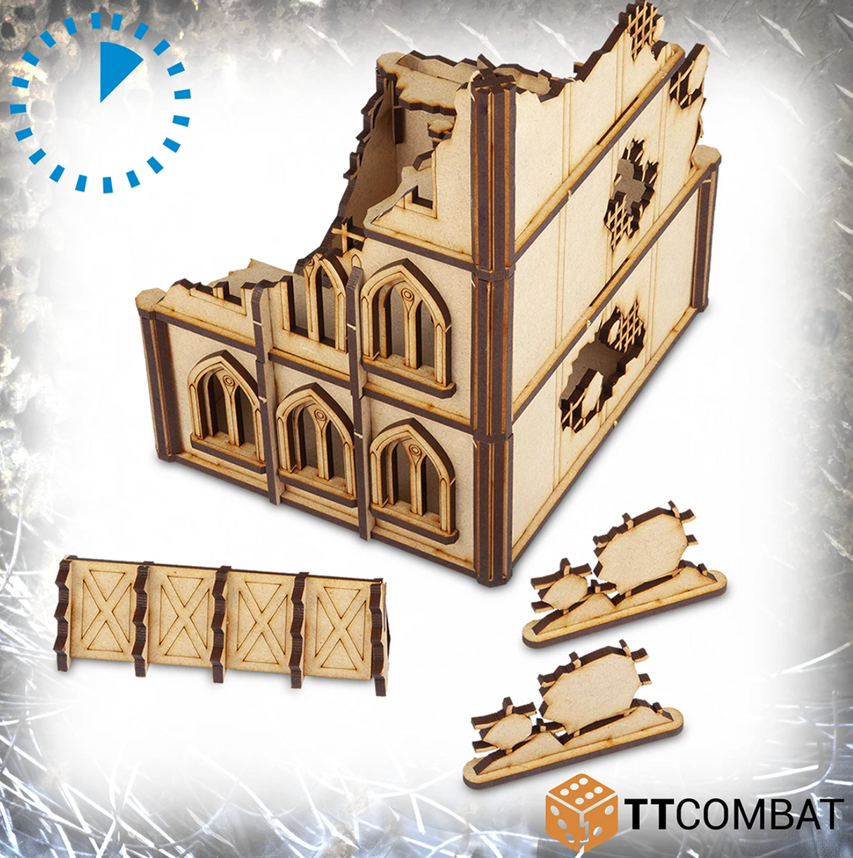 Gothic: Ruined Gothic Brownstone