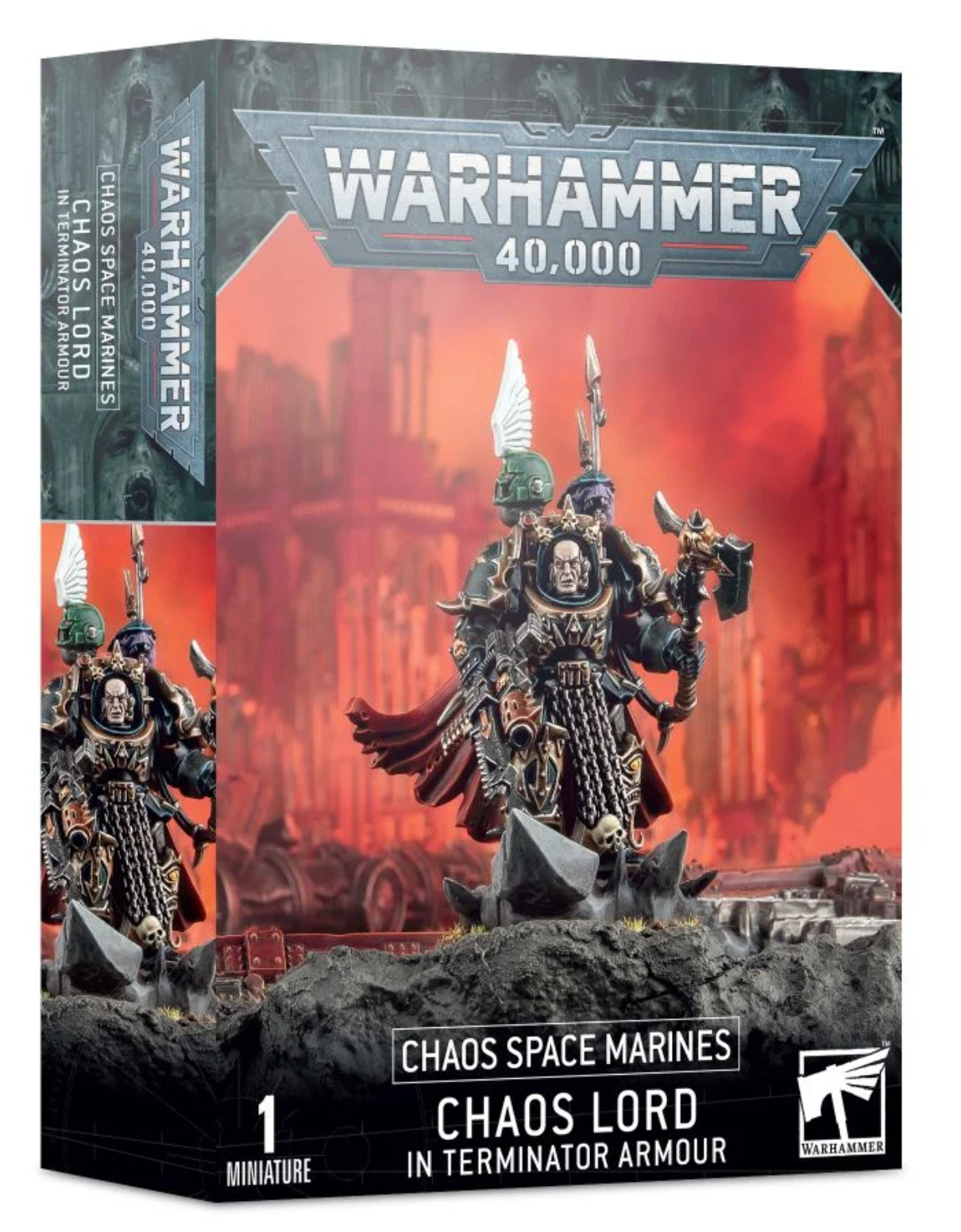 Chaos Space Marines: Terminator Lord / Chaos Lord in Terminator Armour