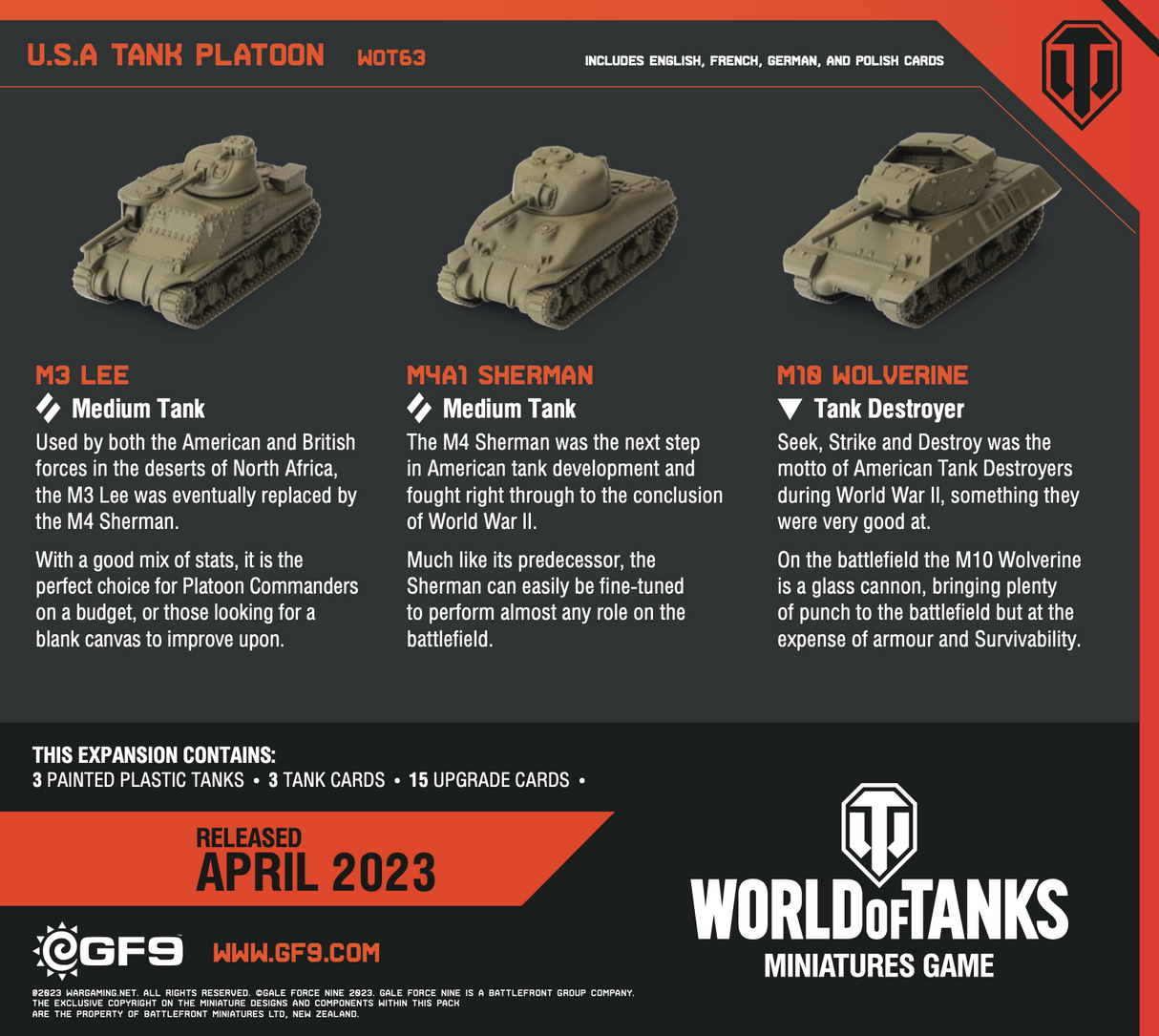 World of Tanks: American - Platoon Expansion Pack Wave 1