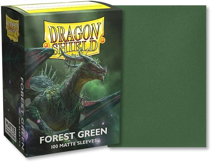 Dragon Shield: Card Sleeves - Matte - Forest Green