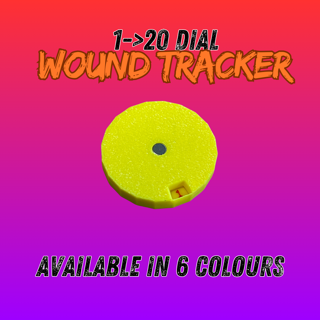 Griffin Gaming 1 to 20 Dial Wound Tracker