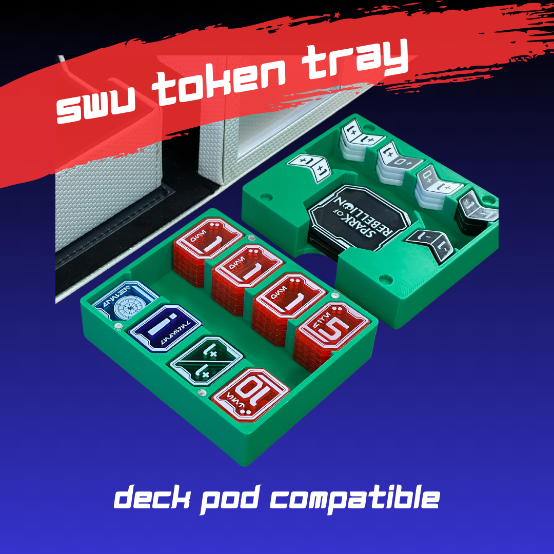 Token Tray Holder - SWU DECK POD Compatible