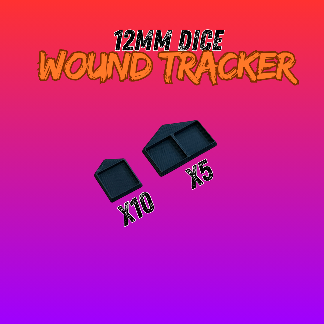 Griffin Gaming 12mm Dice Wound Tracker x 15