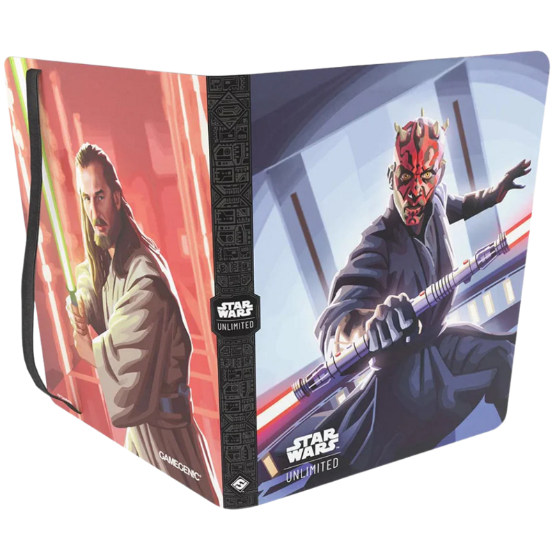 Gamegenic Star Wars: Unlimited 18-Pocket Album Set 5 Qui-Gon Jinn & Darth Maul