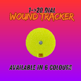 Griffin Gaming 1 to 20 Dial Wound Tracker