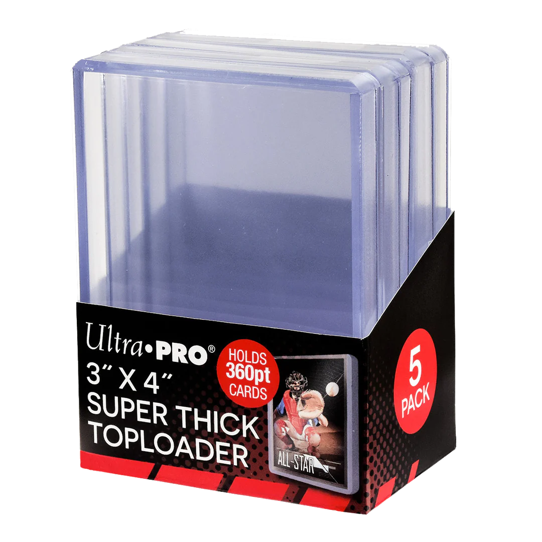 Ultra Pro: 360pt 3" x 4" Super Thick Toploaders 5 Pack