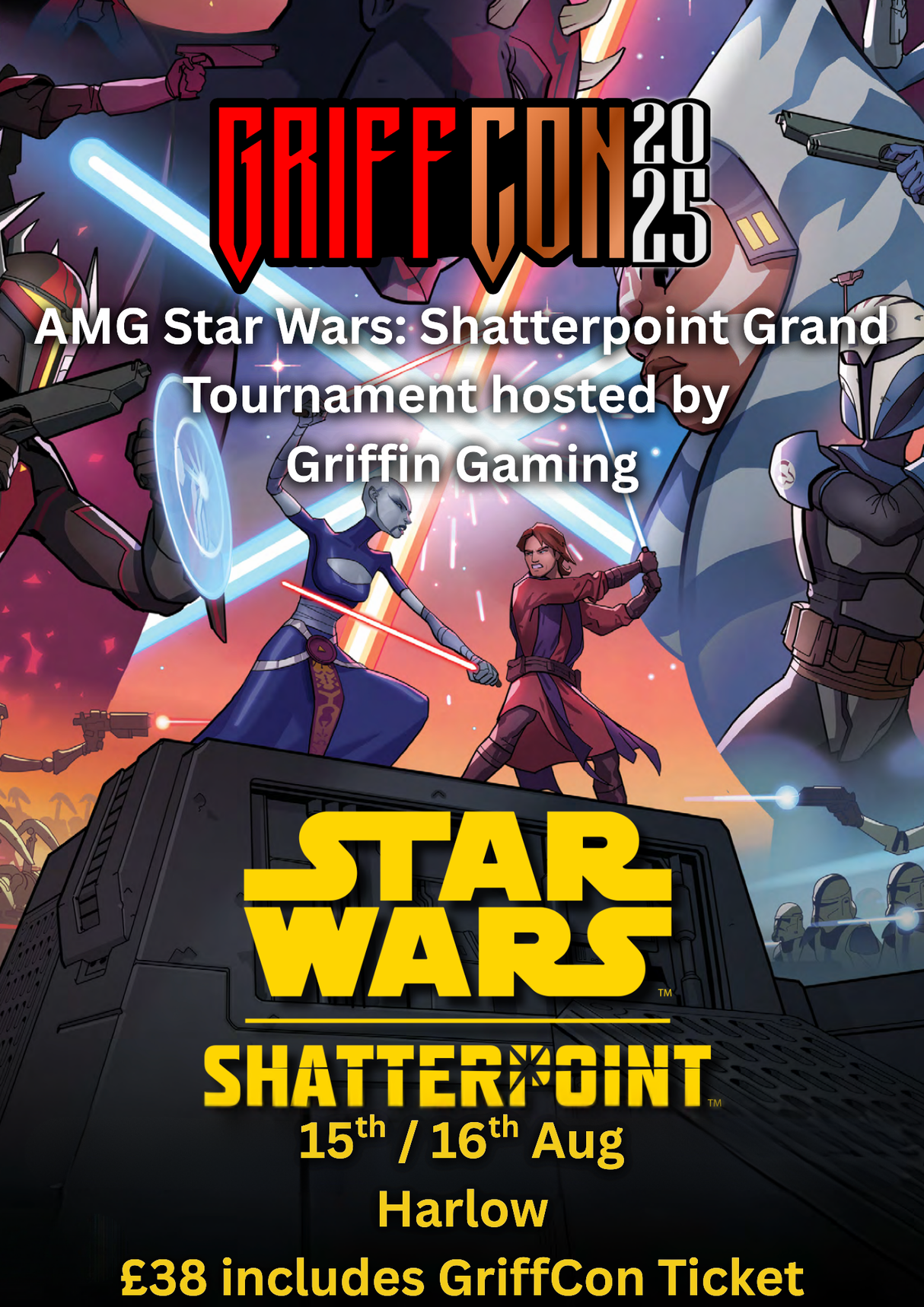 Star Wars Shatterpoint: Grand Tournament at GriffCon 2025