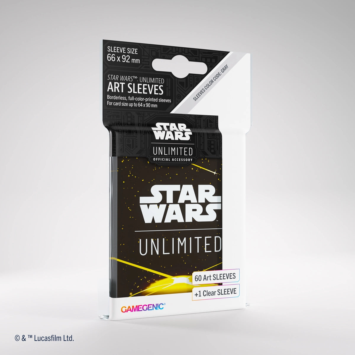 UNIT Gamegenic Star Wars: Unlimited Art Sleeves - Space Yellow