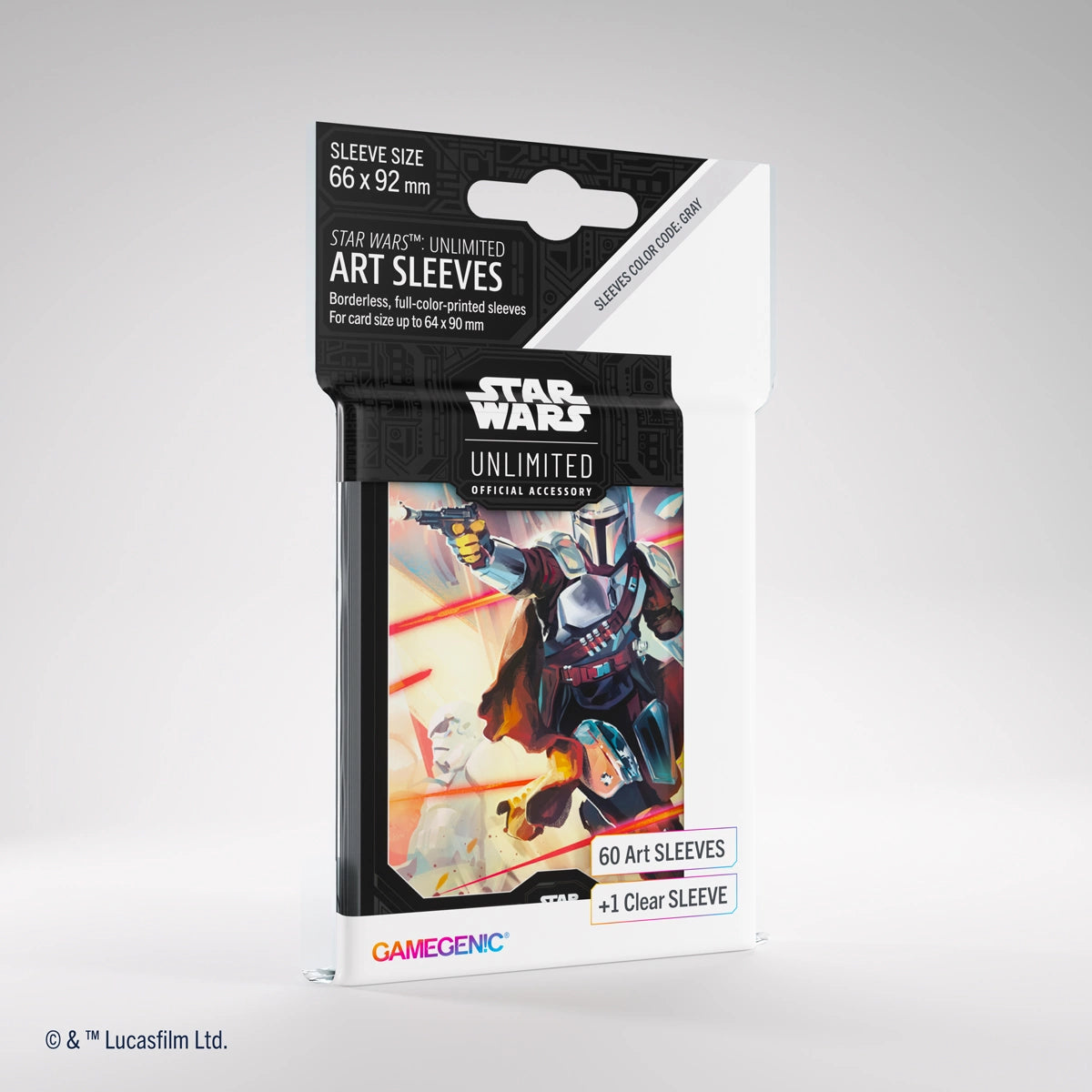 UNIT Gamegenic Star Wars: Unlimited Art Sleeves - Mandalorian