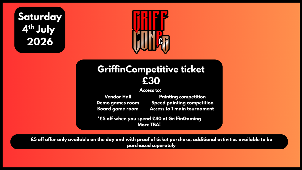 GriffCon ticket: GriffinCompetitive
