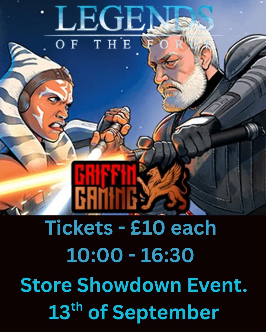 Star Wars Unlimited: Store Showdown - Legends of the force - 13th of September 2025