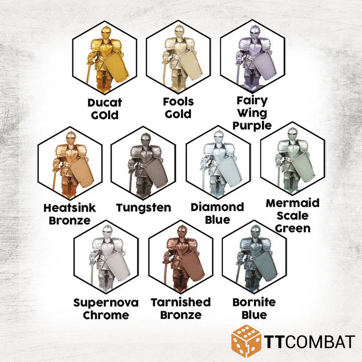 TTCombat Paints: Metallics Set
