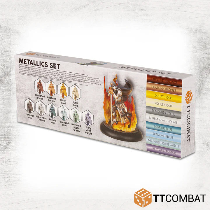 TTCombat Paints: Metallics Set