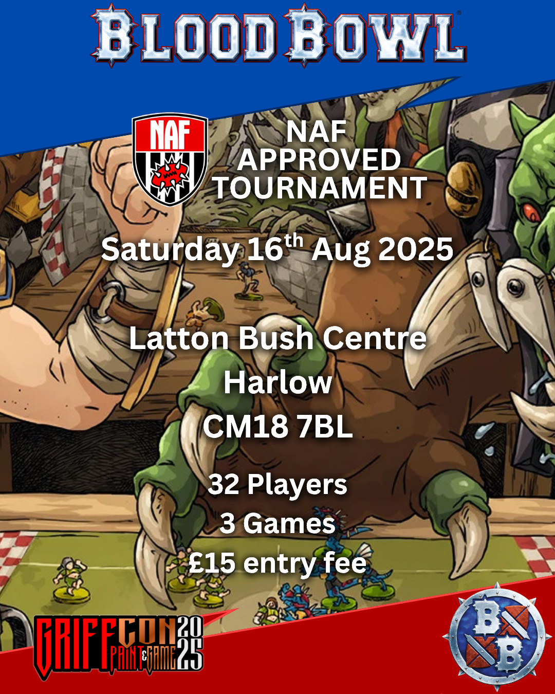 Griffbowl 2025 - Saturday 16th August - NAF Approved