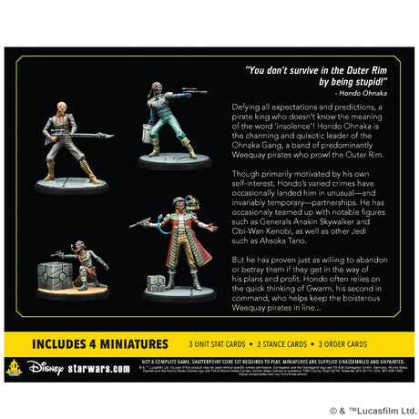 Star Wars Shatterpoint: That's Good Business Squad Pack (Hondo Ohnaka)