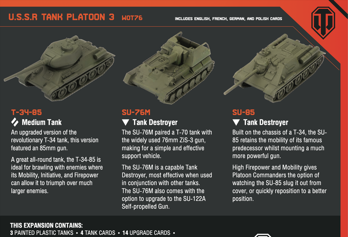 World of Tanks: Soviet - Platoon Expansion Pack Wave 3