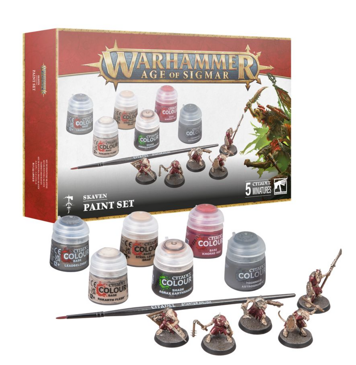 Age of Sigmar: Skaven and Paint Set