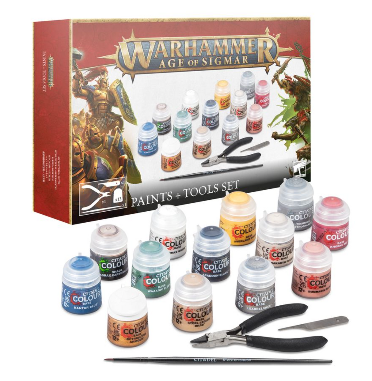 Age of Sigmar: Paints and Tools Set