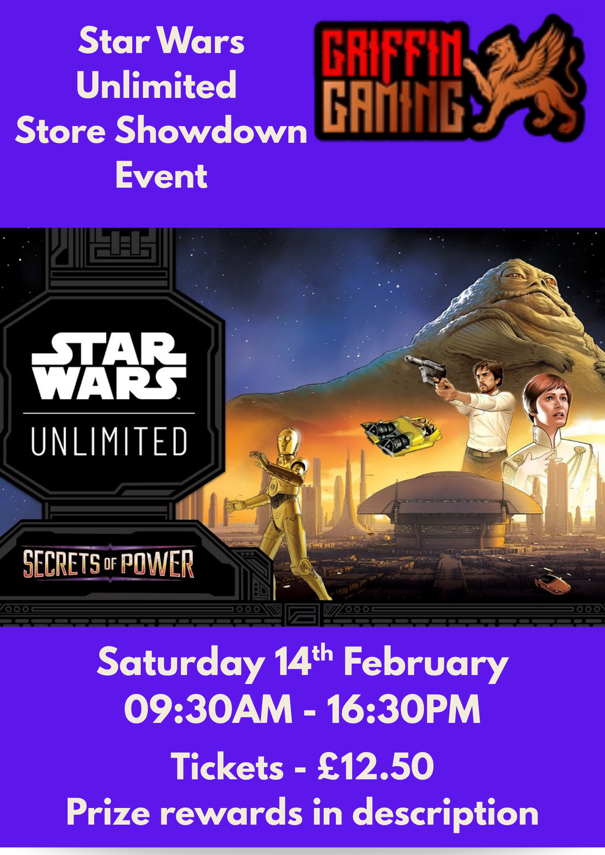 Star Wars Unlimited: Store Showdown - Secrets of Power - 14th Feb