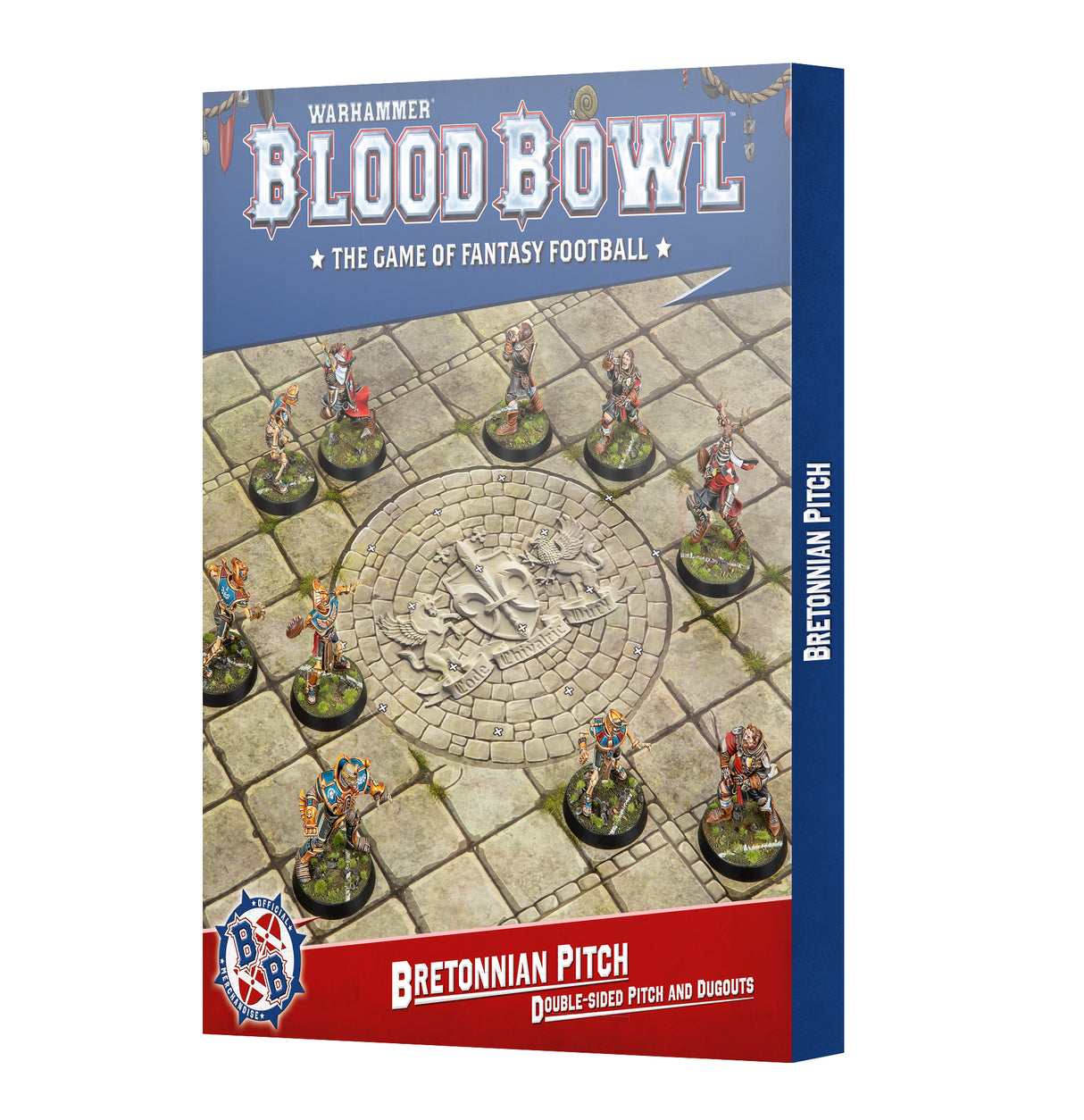 BloodBowl: Bretonnian team pitch & Dugouts