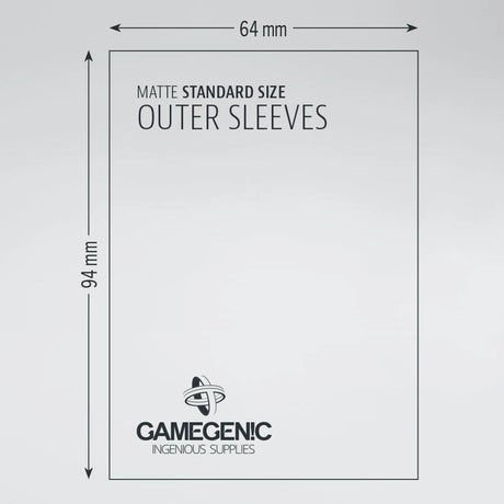 Gamegenic: Outer Sleeves Matte Standard Size