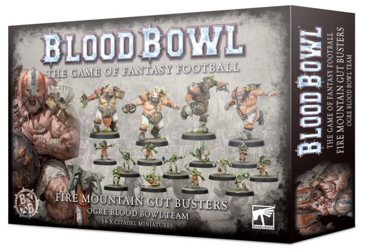 Blood Bowl: The Fire Mountain Gut Busters - Ogre Blood Bowl Team